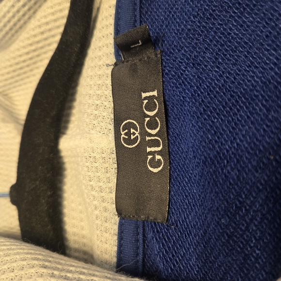 Gucci Navy and Red Logo Hoodie - Picture 4 of 7
